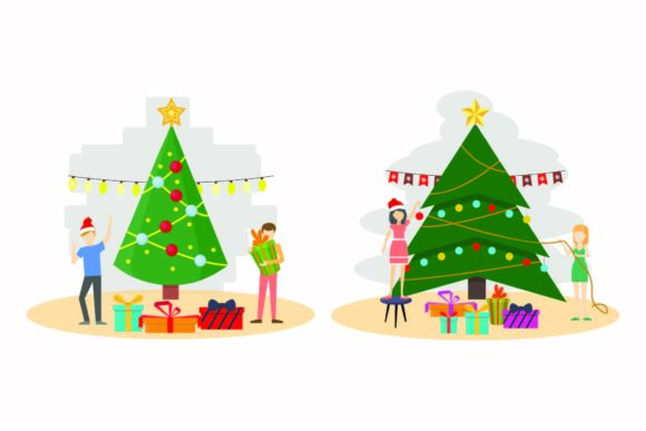 Download Christmas Decoration Holiday Vector Set - Decor Collection