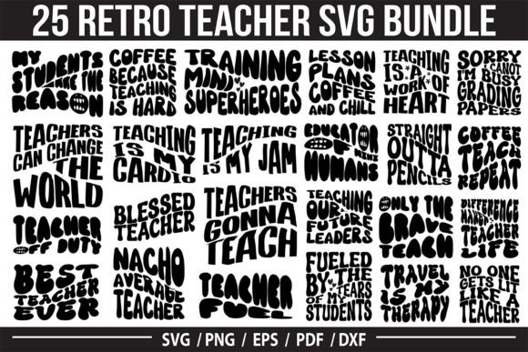 Download Retro Teacher SVG Bundle, Teacher SVG - Retro teacher svg bundle Collection