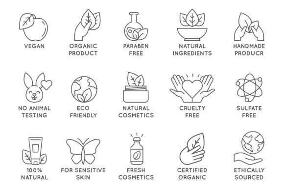 Download Organic Cosmetics Icon. Eco Friendly - Premium Resources