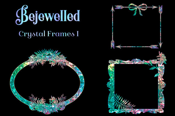 Download Bejewelled Crystal Frames I - Crystal frame Collection