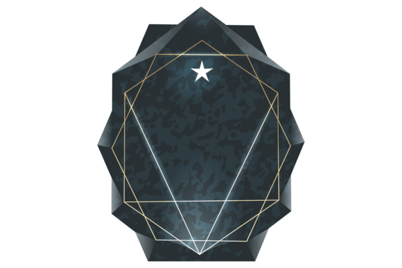 Download Crystal Frame. Dark Glass with Shining L - Crystal frame Collection